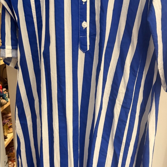 Tuckernuck Pomander Place Striped Blue and White Maxi Dress - Picture 4 of 6